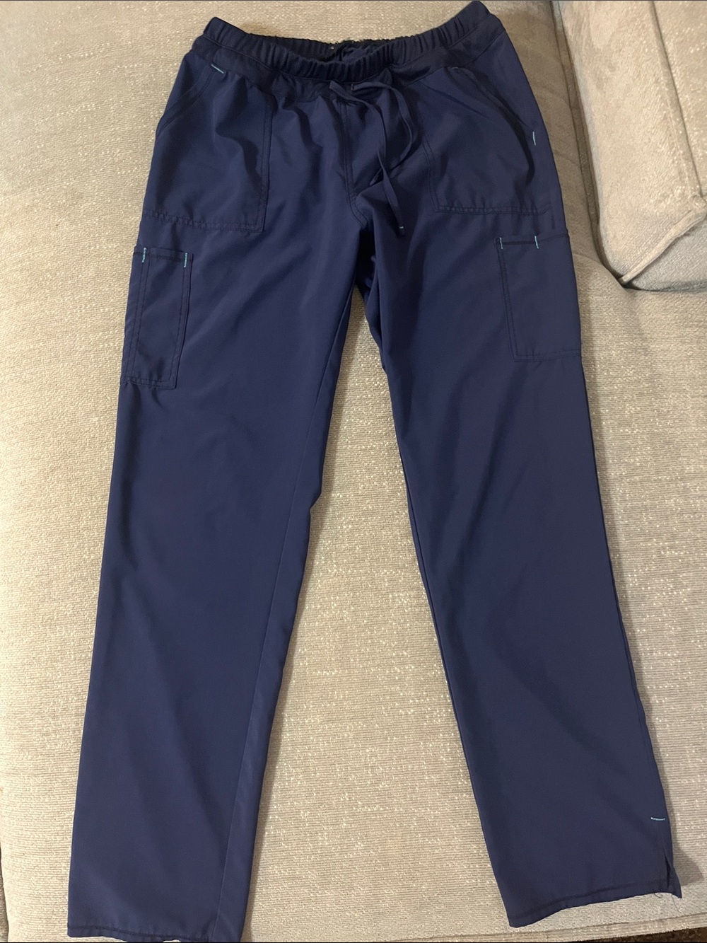 Scrubstar Navy Drawstring Cargo Jogger Pants